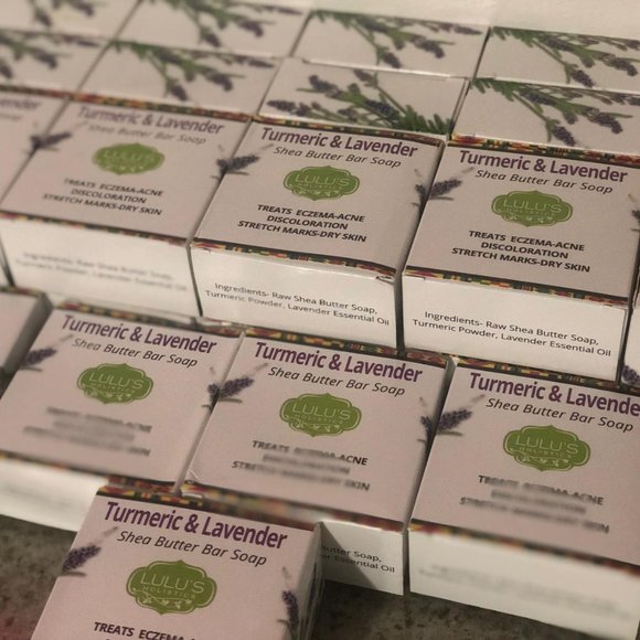 TUMERIC & LAVENDER SOAP - Picture 2 of 5